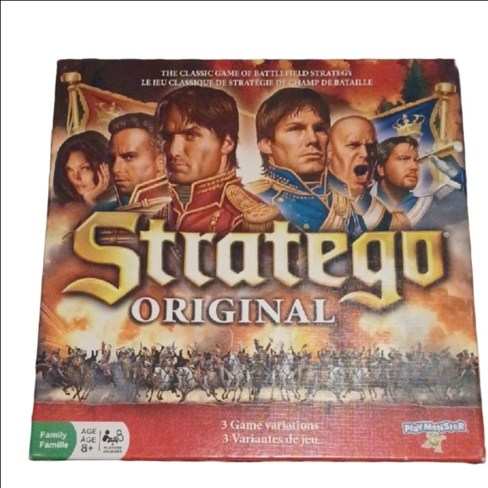 - Stratego Original Board Game - Red and Gold